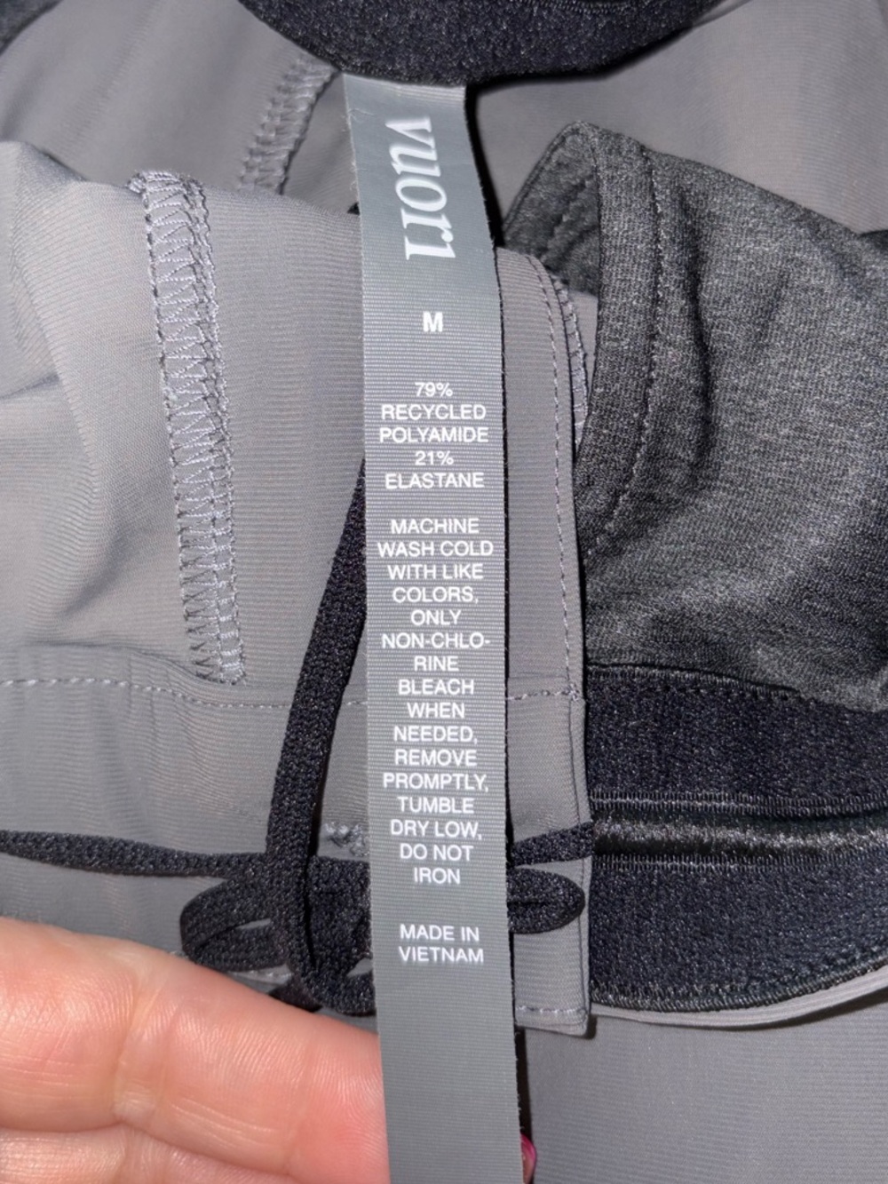 Vuori Meta Jogger Pants Charcoal Gray Men’s Medium Performance Golf Stretch - Picture 5 of 5